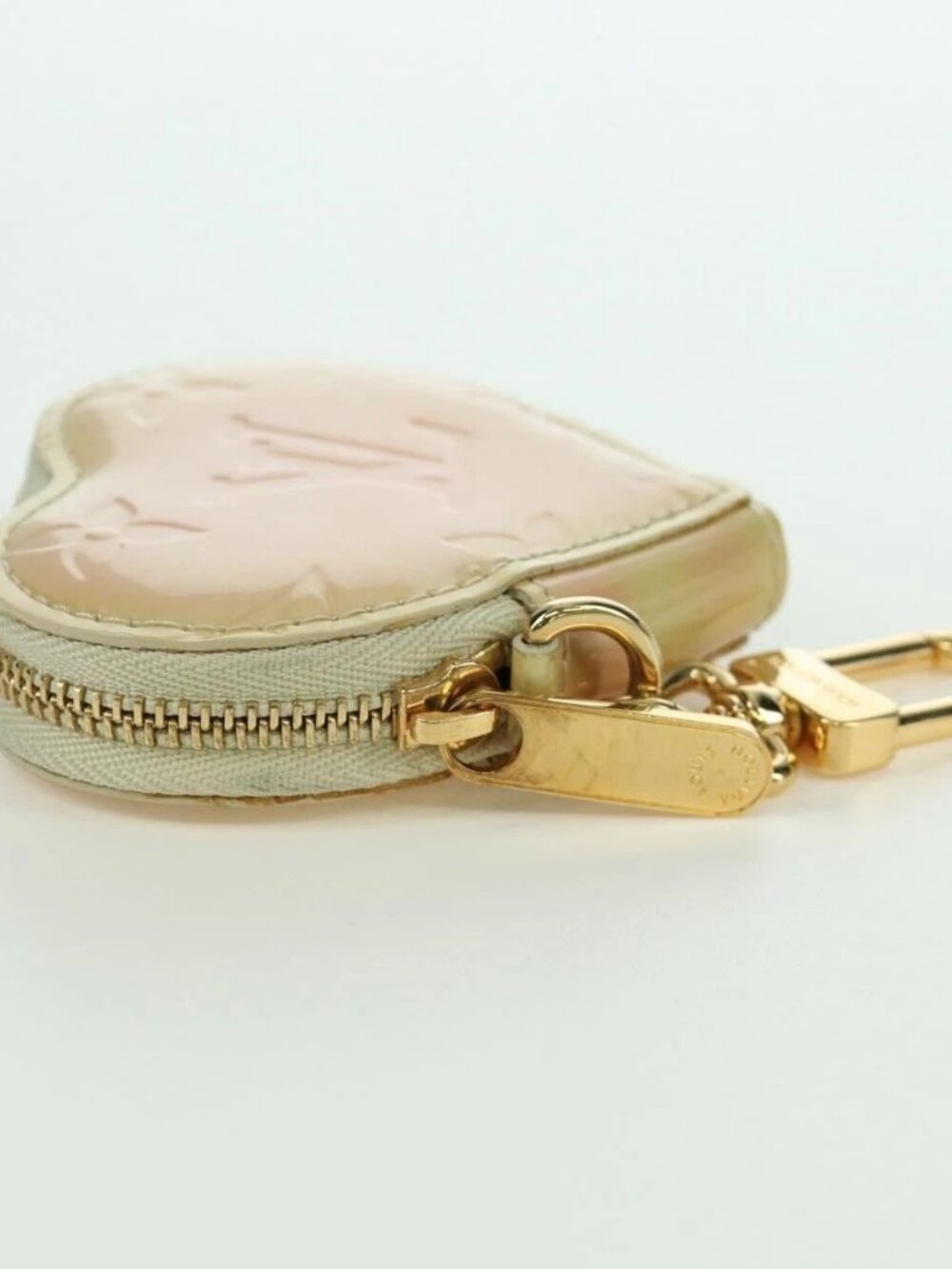 LOUIS VUITTON Vernis heart Mini Coeur Coin Purse Broncorail M91486 Auth ARZ172A - Picture 3 of 15